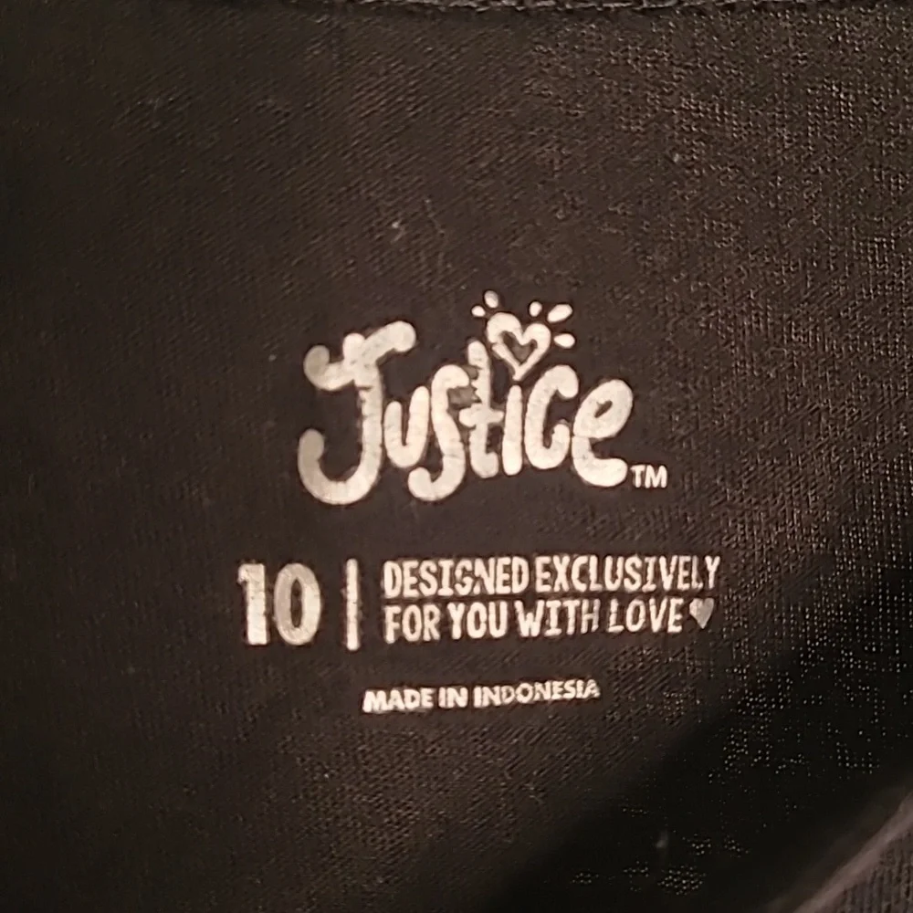 Justice girls size